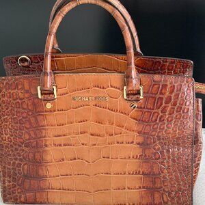 Vintage Pre-Owned Gorgeous Michael Kors Hamilton Alligator Handbag Bag Satchel